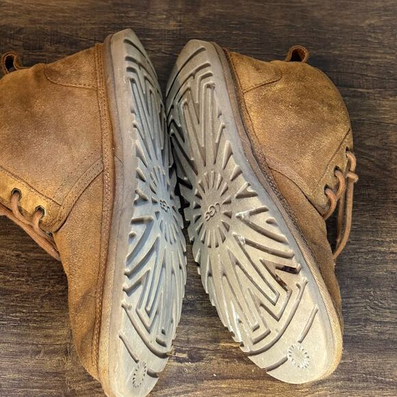 UGG Women's Neumel Chestnut Lace Up Boot - size 9 - Picture 6 of 10